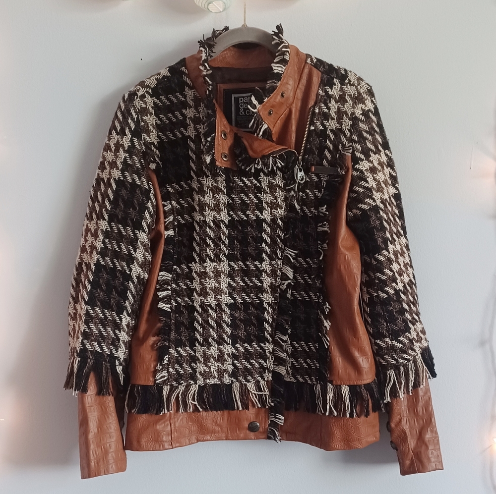 Paper denim and cloth jacket